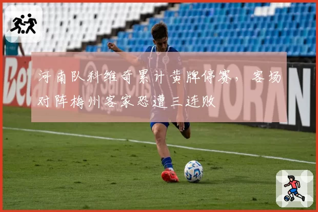 河南队科维奇累计黄牌停赛,客场对阵梅州客家恐遭三连败